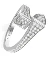 Marli New York Midi White Gold And Diamond Cleo Ring In White