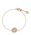 Marli New York Rose Gold And Diamond Avenues Bracelet In Rose Gold