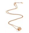 Marli New York Rose Gold And Diamond Life Necklace In Rose Gold