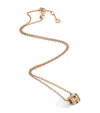 Marli New York Rose Gold, Diamond And Agate Life Necklace In Rose Gold