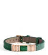 Marli New York Rose Gold, Diamond And Nappa Leather Unii Bracelet In Rose Gold