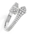Marli New York White Gold And Diamond Cleo Ring In White
