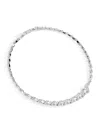 Marli New York White Gold And Diamond Fifth Avenue Collar Necklace In White