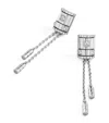 Marli New York White Gold And Diamond Life Tassel Earrings In White