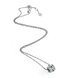 Marli New York White Gold, Diamond And Agate Life Necklace In White