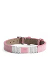 Marli New York White Gold, Diamond And Nappa Leather Unii Bracelet In White