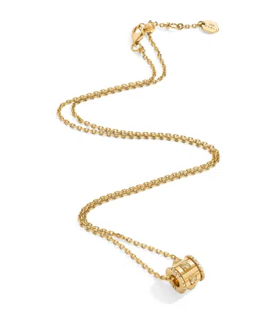 Marli New York Yellow Gold And Diamond Life Necklace