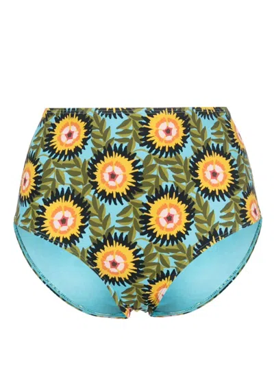 Marlies Dekkers Bellini High-waist Bikini Bottoms In Blau