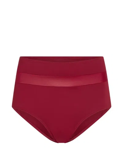 Marlies Dekkers Bow High-waist Briefs In Red