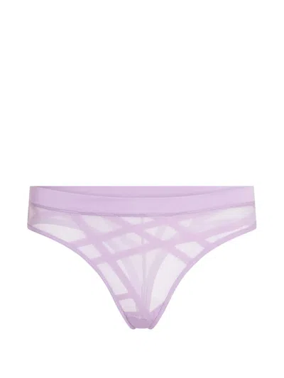 Marlies Dekkers Butterfly Illusionist Thong In Purple