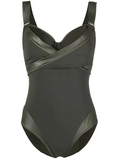 Marlies Dekkers Cache Coeur Balcony One-piece In Green