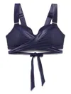 Marlies Dekkers Cache Coeur Bikini Top In Blue