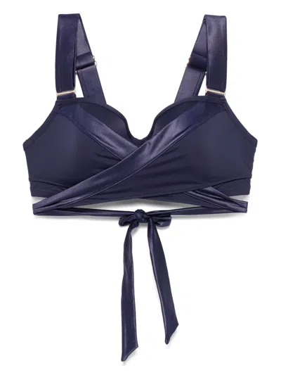 Marlies Dekkers Cache Coeur Bikini Top In Blue