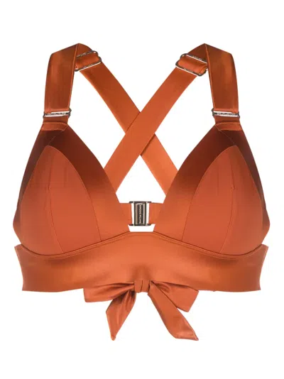 Marlies Dekkers Cache-coeur Bralette Bikini Top In Orange