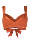 Marlies Dekkers Cache Coeur Push-up Bikini Top In Orange