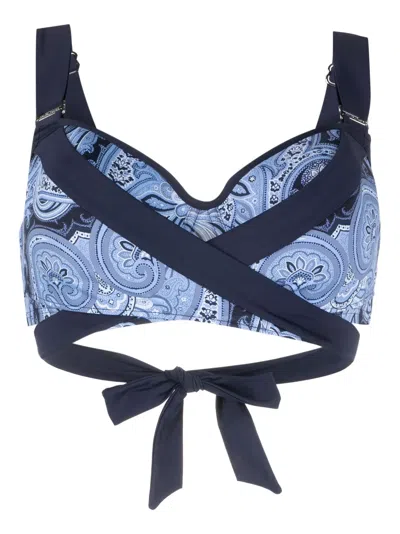 MARLIES DEKKERS CACHE COEUR PAISLEY-PRINT BIKINI TOP