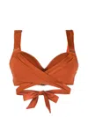 Marlies Dekkers Cache Coeur Push-up Bikini Top In Orange