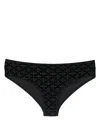 Marlies Dekkers Calliope Devoré-effect Brazilian Briefs In Black