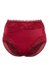 Marlies Dekkers Carita High-waisted Briefs In Red