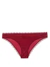 Marlies Dekkers Carita Lace-panel Briefs In Red