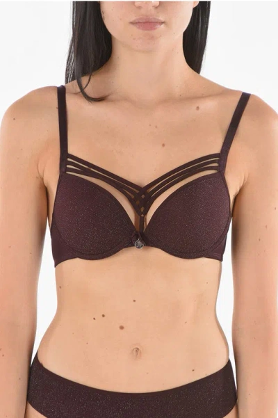 Marlies Dekkers Criss Cross Padded Bra In Purple