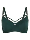 Marlies Dekkers Cross-strap Balcony Bra In Green