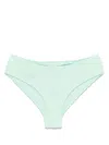 Marlies Dekkers Lucky Clover Patterned-jacquard Mesh Thong In Green