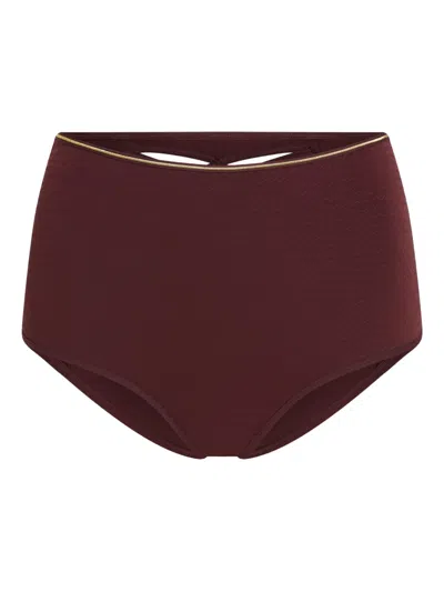 Marlies Dekkers Dame De Paris High-waist Briefs In Red