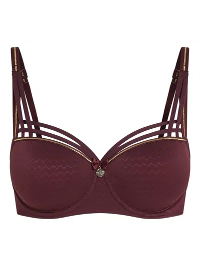 Marlies Dekkers Dame De Paris Padded Balcony Bra In Burgundy