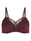 Marlies Dekkers Dame De Paris Padded Criss-cross Bra In Red