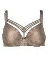 Marlies Dekkers Dame De Paris Plunge Bra In Brown