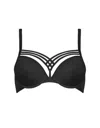 MARLIES DEKKERS DAME DE PARIS PLUNGE BRA IN BLACK