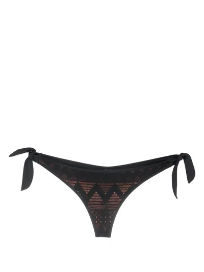 Marlies Dekkers Dolce Vita Panelled Bikini Bottoms In Schwarz