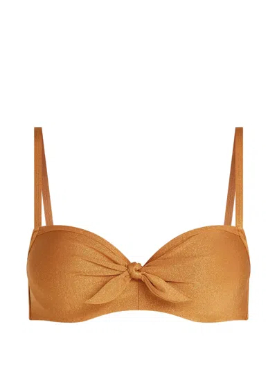 Marlies Dekkers Dorada パデッド ビキニトップ In Brown