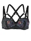 Marlies Dekkers Ecclesia Stained-glass Print Balconette Bra In Black