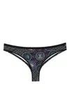 Marlies Dekkers Ecclesia Stained-glass Print Butterfly Briefs In Black