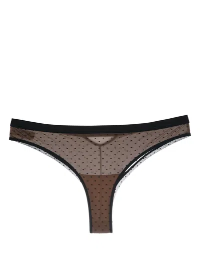 Marlies Dekkers Flash Dance Butterfly Briefs In Black