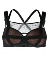Marlies Dekkers Flash Dance Padded Balcony Bra In Black