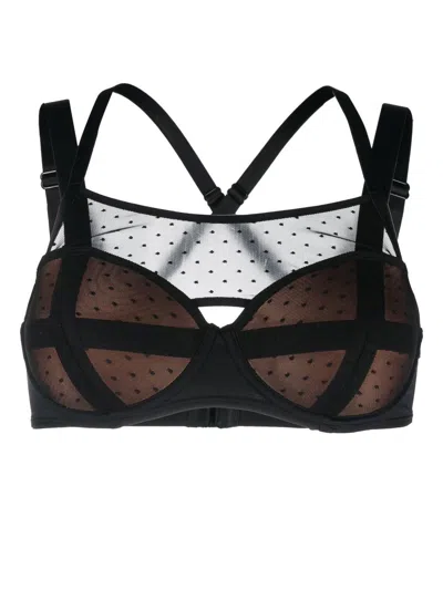 Marlies Dekkers Flash Dance Padded Balcony Bra In Black