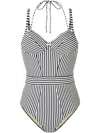 Marlies Dekkers 'holi Vintage' Plunge Balcony Bathing Suit In Blue