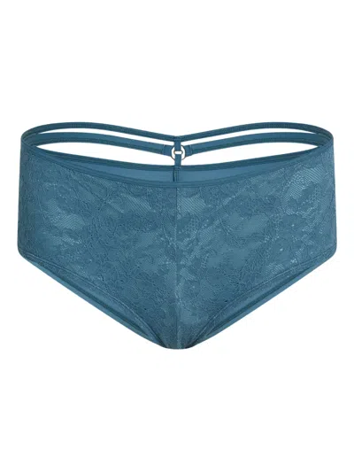Marlies Dekkers Lace High-waist Briefs In Blue