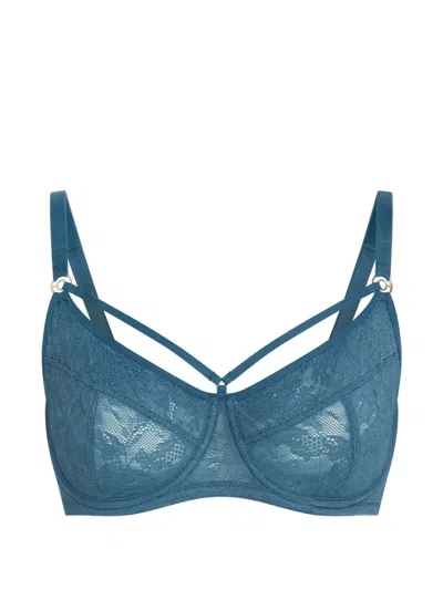 Marlies Dekkers Lace-detail Bra In Blue