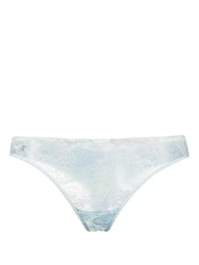 Marlies Dekkers Mariposa Butterfly Thong In Blue