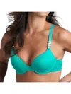 Marlies Dekkers Padded Balcony Bra In Turquoise In Blue
