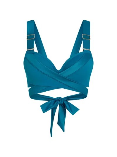 Marlies Dekkers Padded Bikini Top In Blue