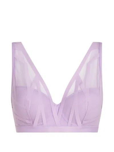 Marlies Dekkers Padded Plunge Balcony Bra In Purple