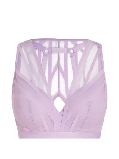 Marlies Dekkers Padded Plunge Bra In Purple