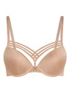 Marlies Dekkers Padded Push-up Multi-strap Bra In Neutral
