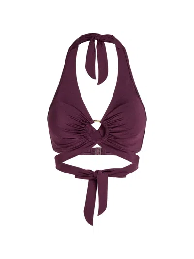 Marlies Dekkers Padded Push-up Bikini Top In Purple
