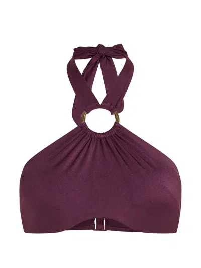 Marlies Dekkers Padded Strapless Bikini Top In Purple
